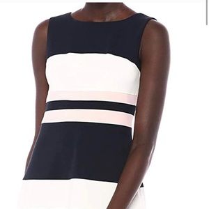 Tommy Hilfiger Striped fit flare dress navy (16)